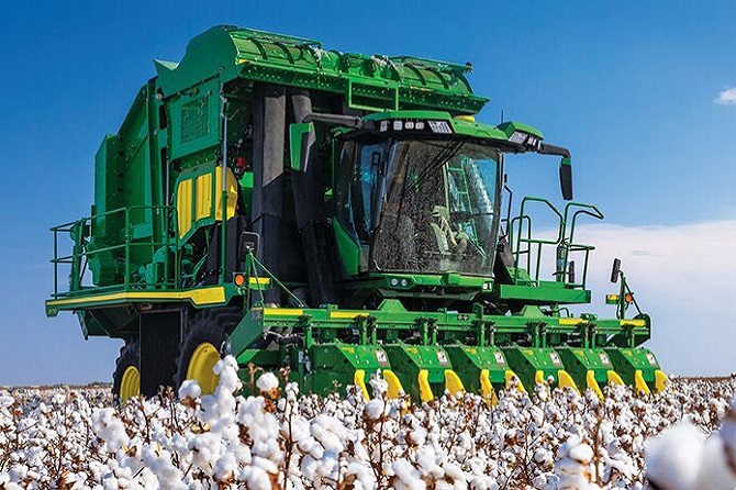 Centralised Lubrication System Helps Efficient Cotton Harvesting